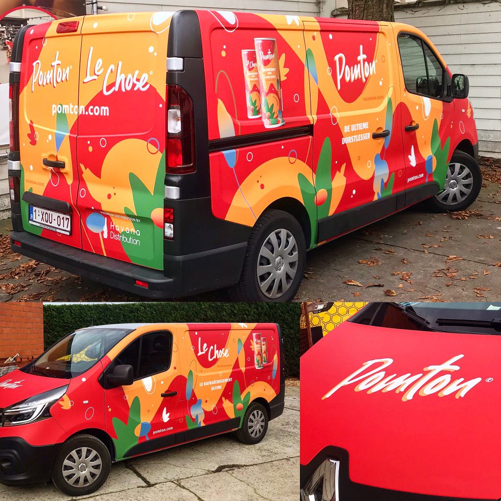 pomton wrap camionette