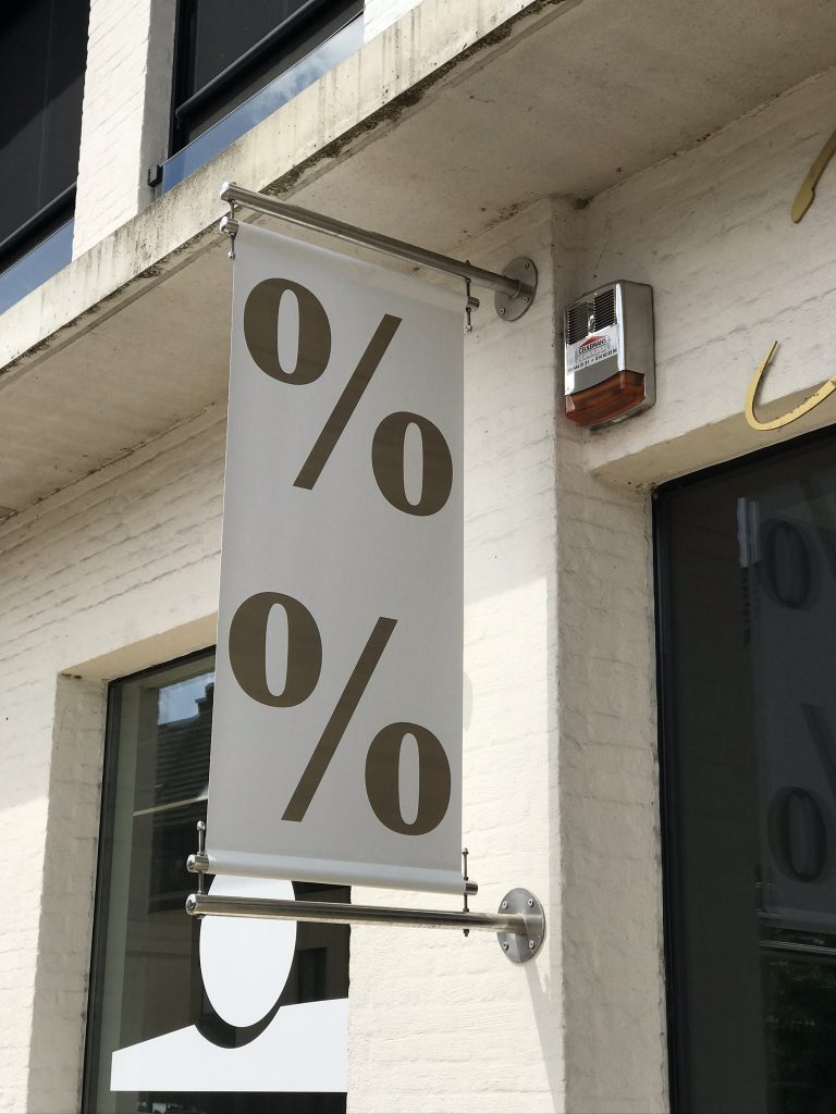 huis de winter banner korting