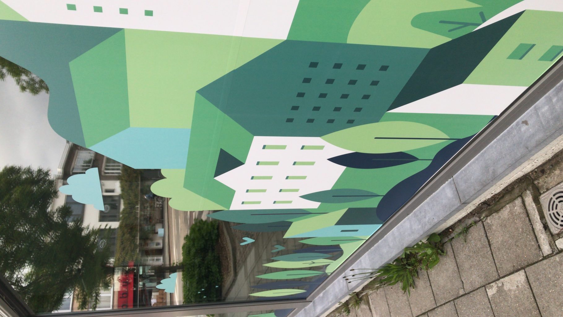 meeusen vastgoed belettering raam