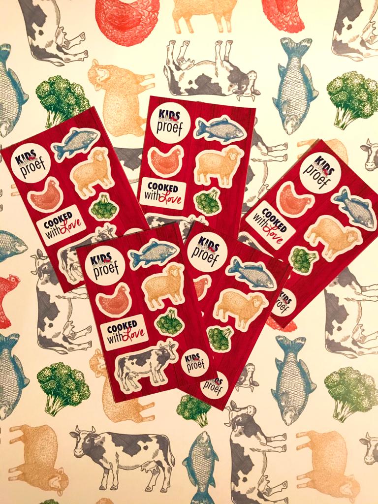 proeff stickervel dieren