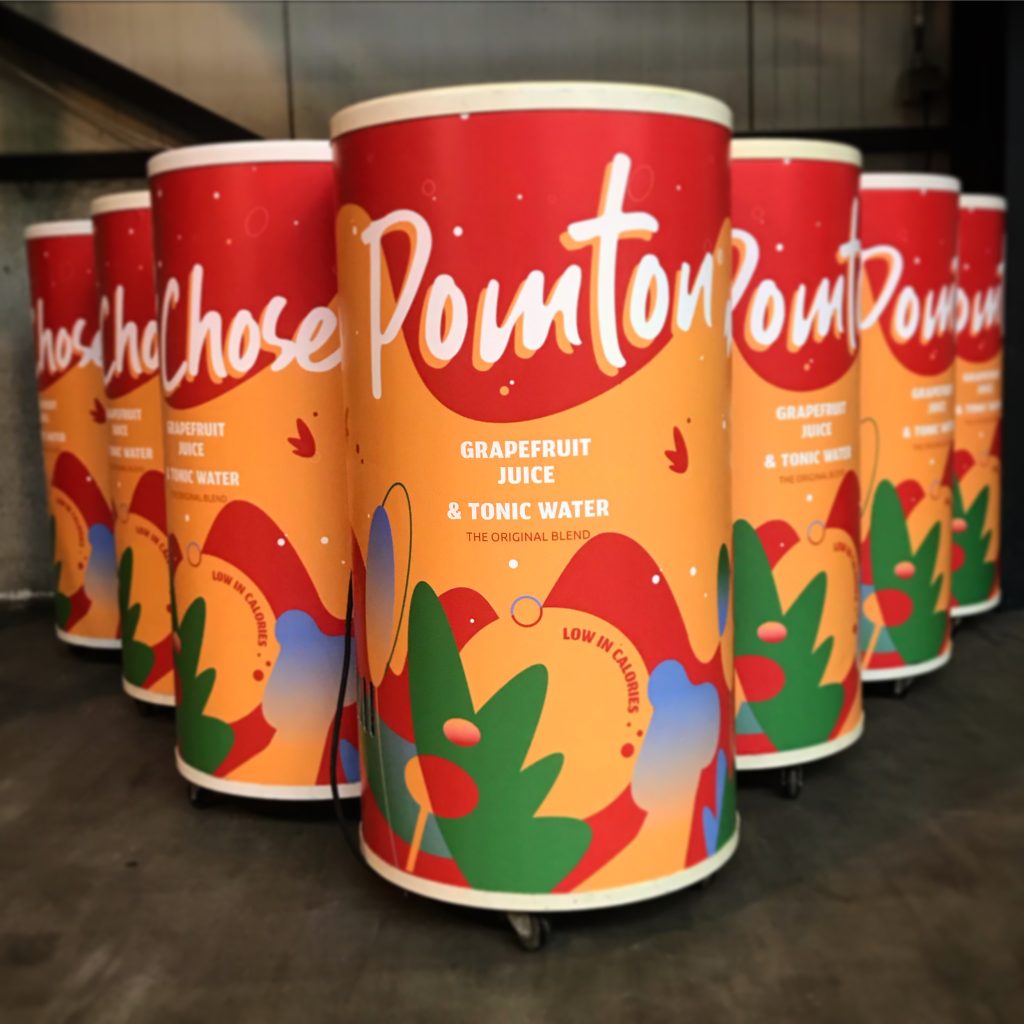 pomton koelton bestickering