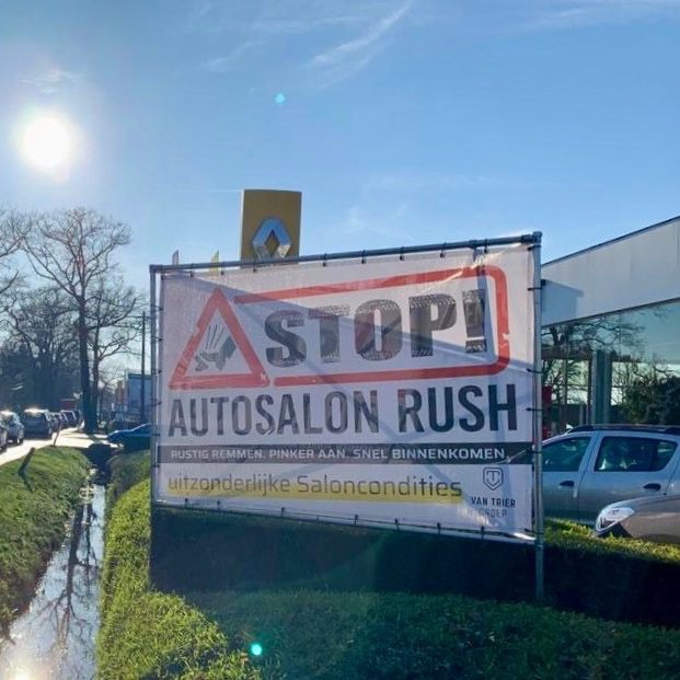van trier groep autosalon werfdoek