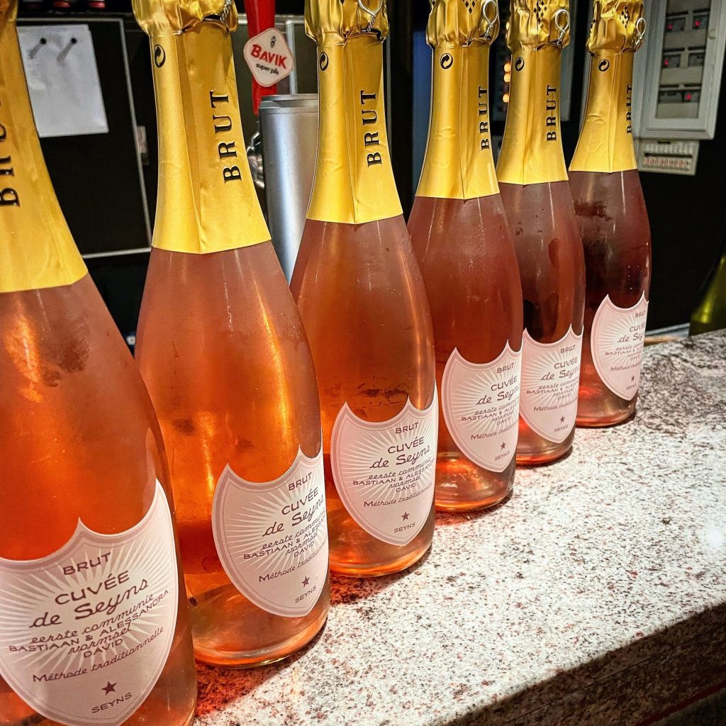 etiket cuvée de seyns brut cava