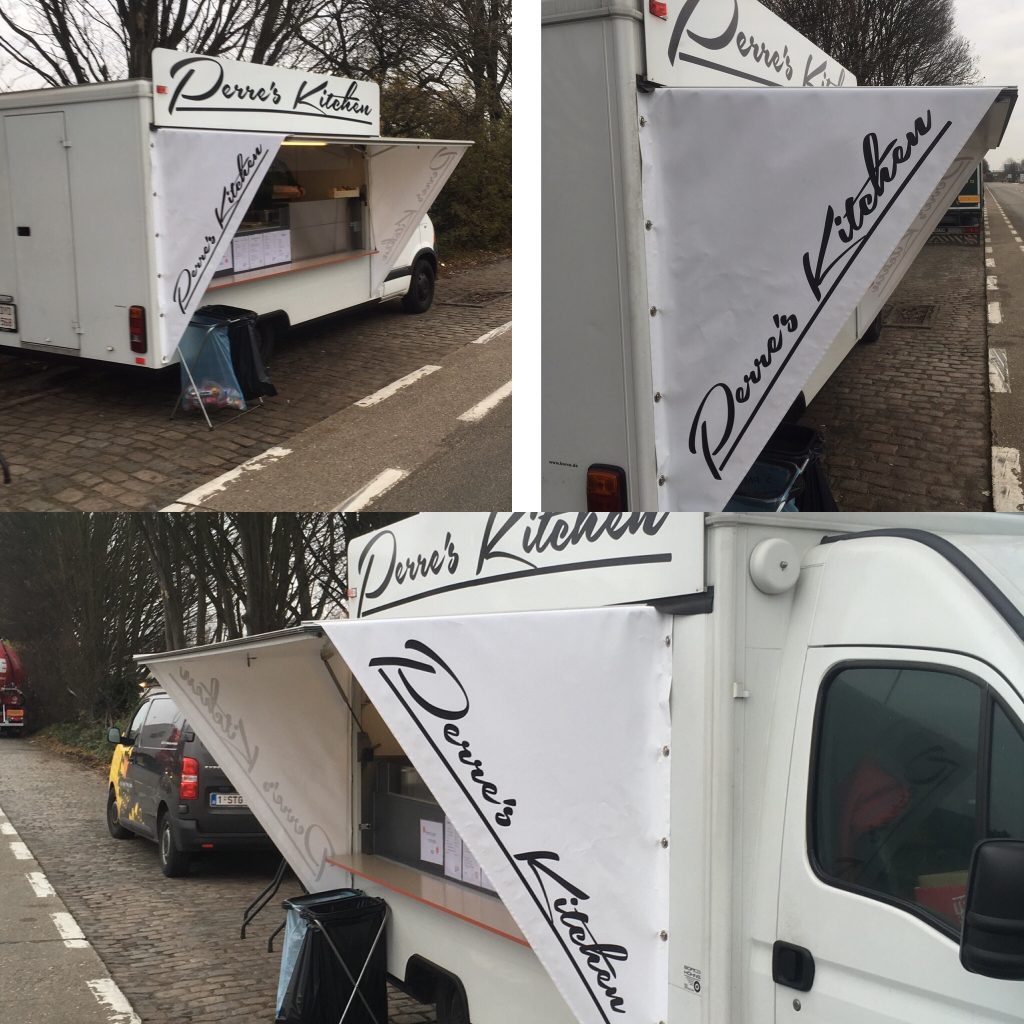 perre's kitchen kraam doek en bord