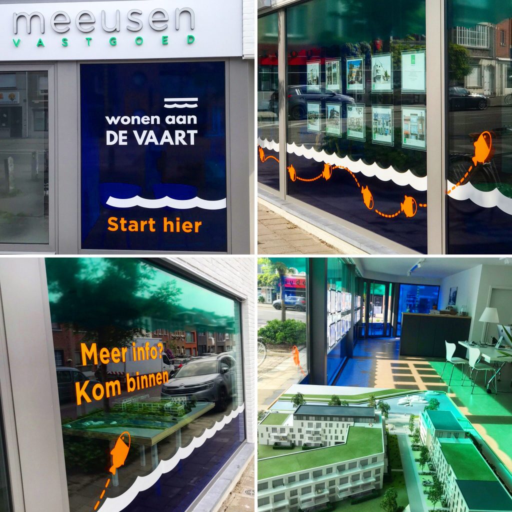 meeusen vastgoed belettering ramen ontwerp