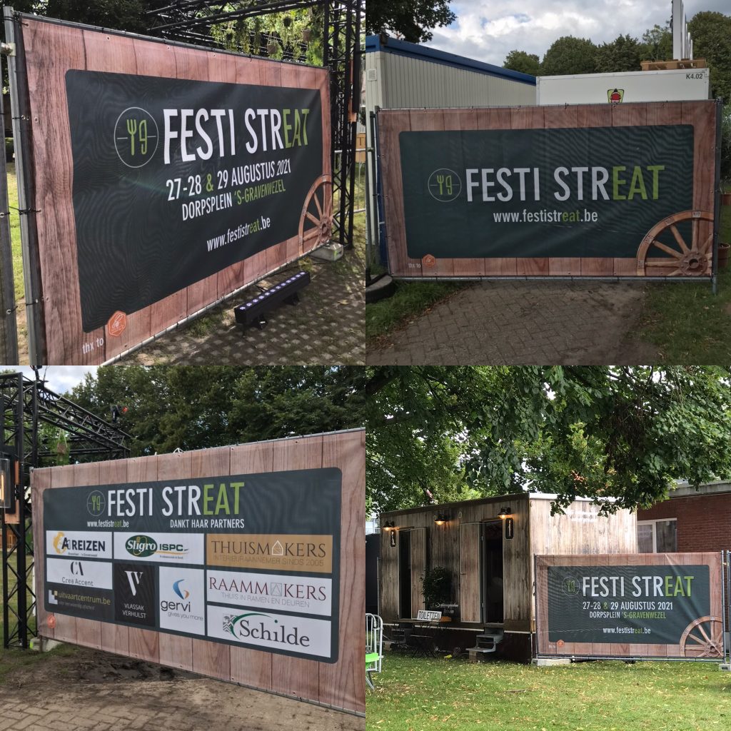 werfdoek festistreat reclame