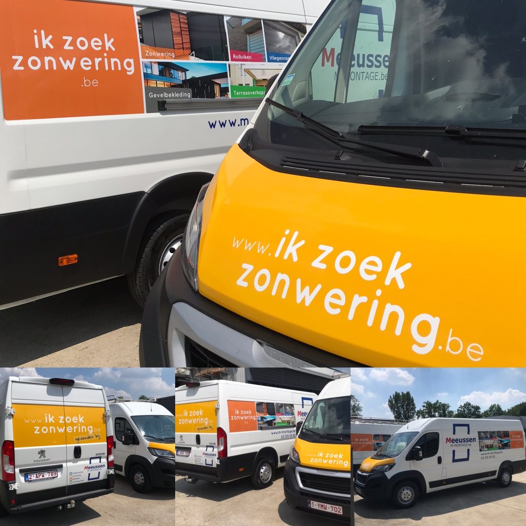 meeussen montage belettering wagenpark