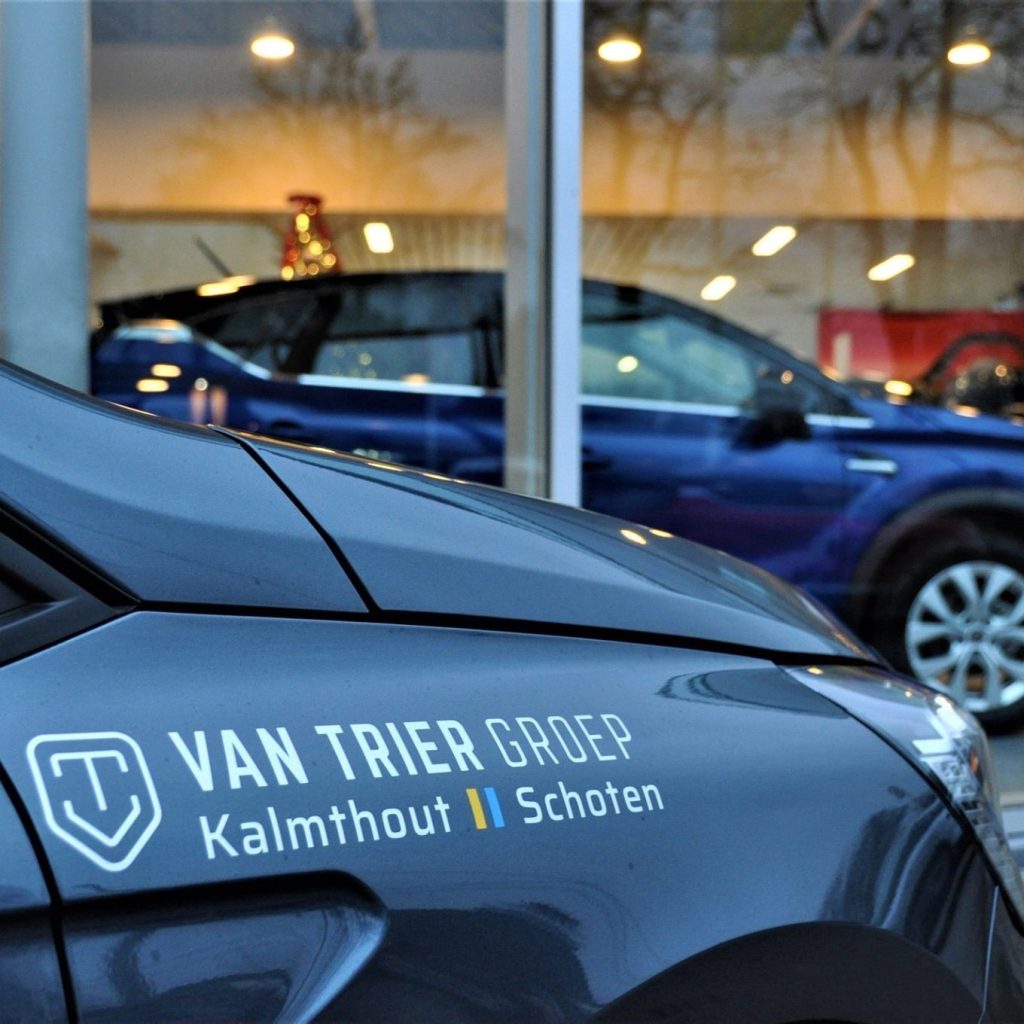 Van trier groep belettering auto kalmthout schoten