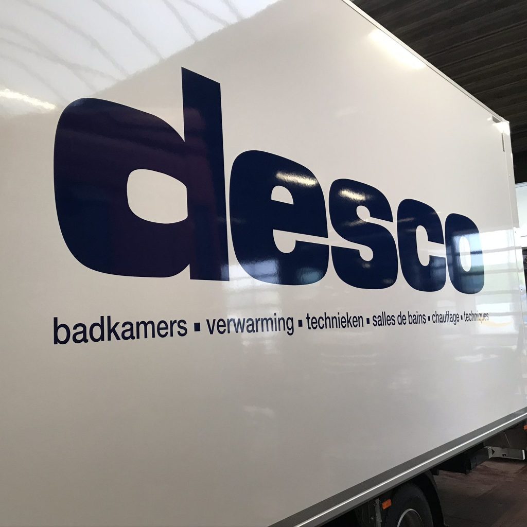 desco belettering badkamers verwarming technieken