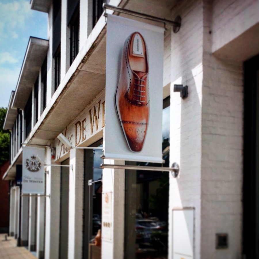 huis de winter banner schoen