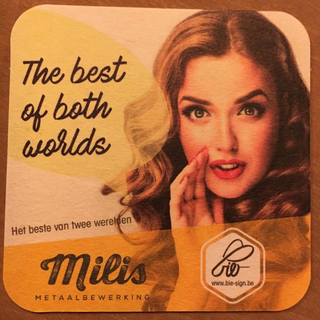 drukwerk milis bie-sign bierkaartje